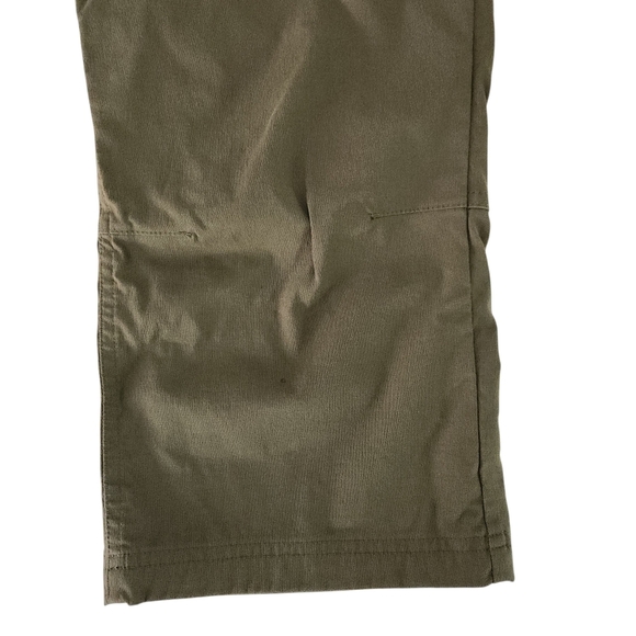 MOUNTAIN EQUIPMENT CO-OP Olive Green Stretch Capri Pants size 4 - Picture 5 of 12